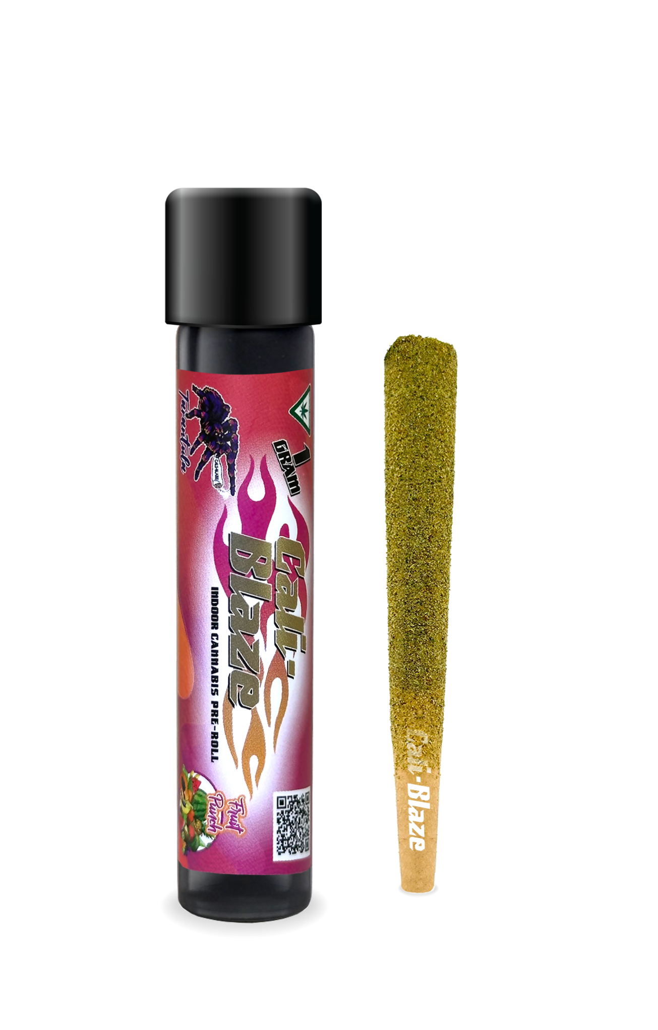 Photograph of product: CALI-BLAZE | Infused Preroll | Tarantula Fruit Punch