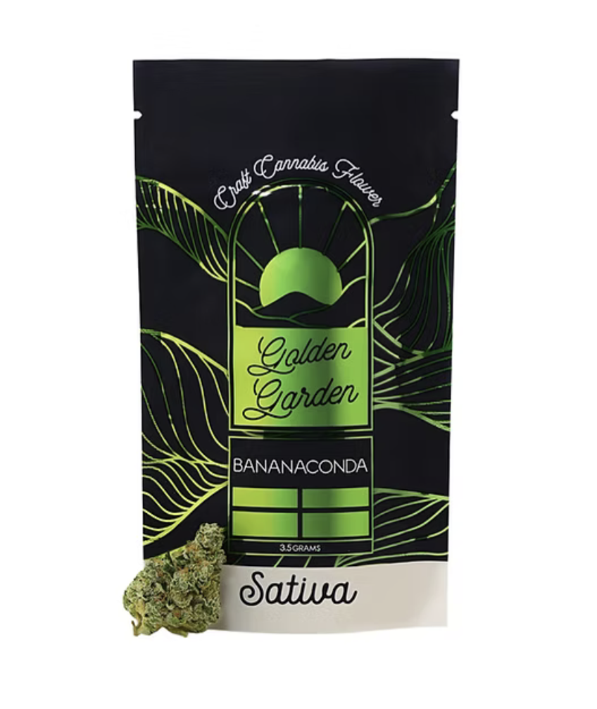 Photograph of product: Golden Garden | Bananaconda Flower - 3.5g