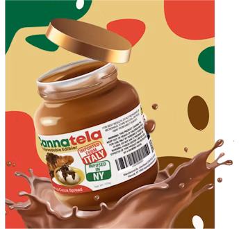 Photograph of product: Cannatella | Hazelnut-Cocoa Spread | Edibles | 100mg