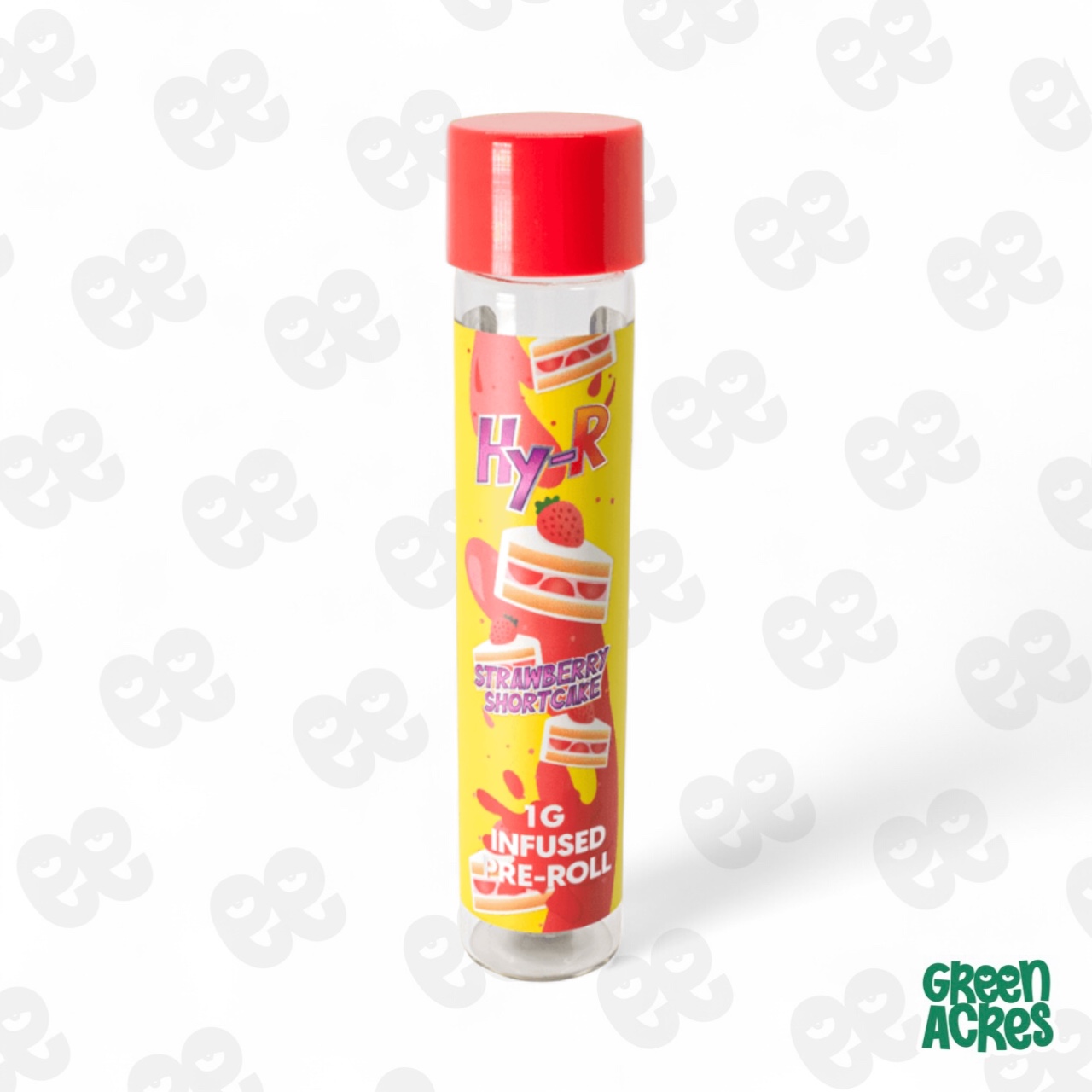 Photograph of product: Hy-R: Strawberry Shortcake 1G Infused Preroll