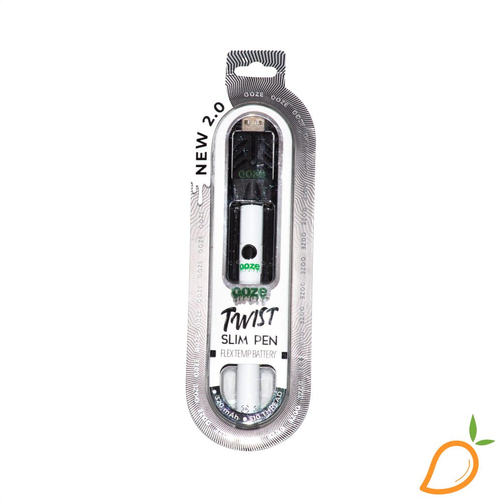 Photograph of product: Ghost White 2.0 Slim Twist Battey Ooze