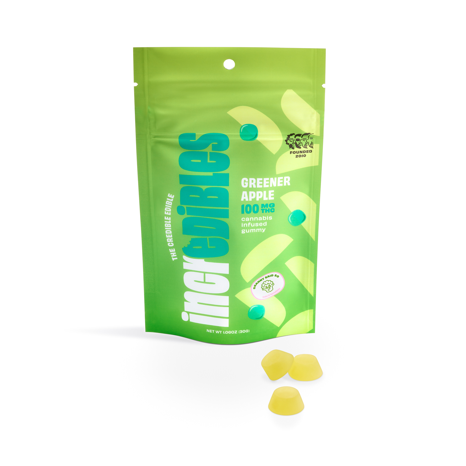 Photograph of product: Gummies | Greener Apple | 20pk