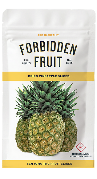 Photograph of product: Forbidden Fruit | Pineapple Slices 100mg