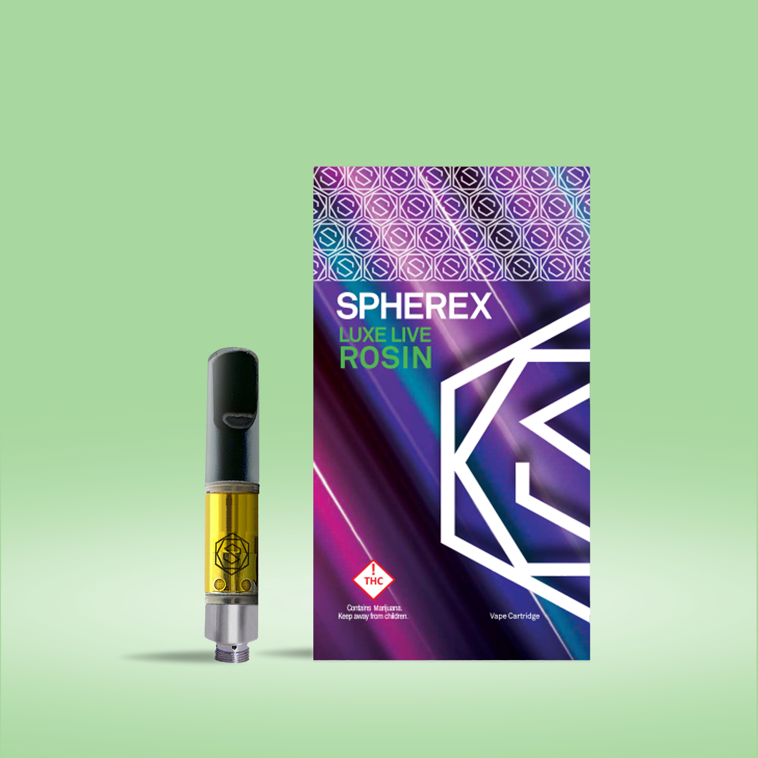Photograph of product: Spherex | Luxe Live Rosin Cart |  Apricot Fumez (S)