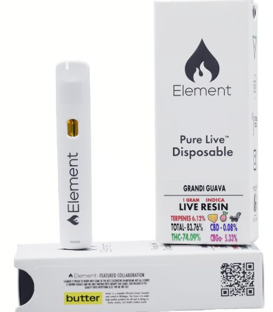 Photograph of product: Element - Grandi Guava - LR Disp Vape