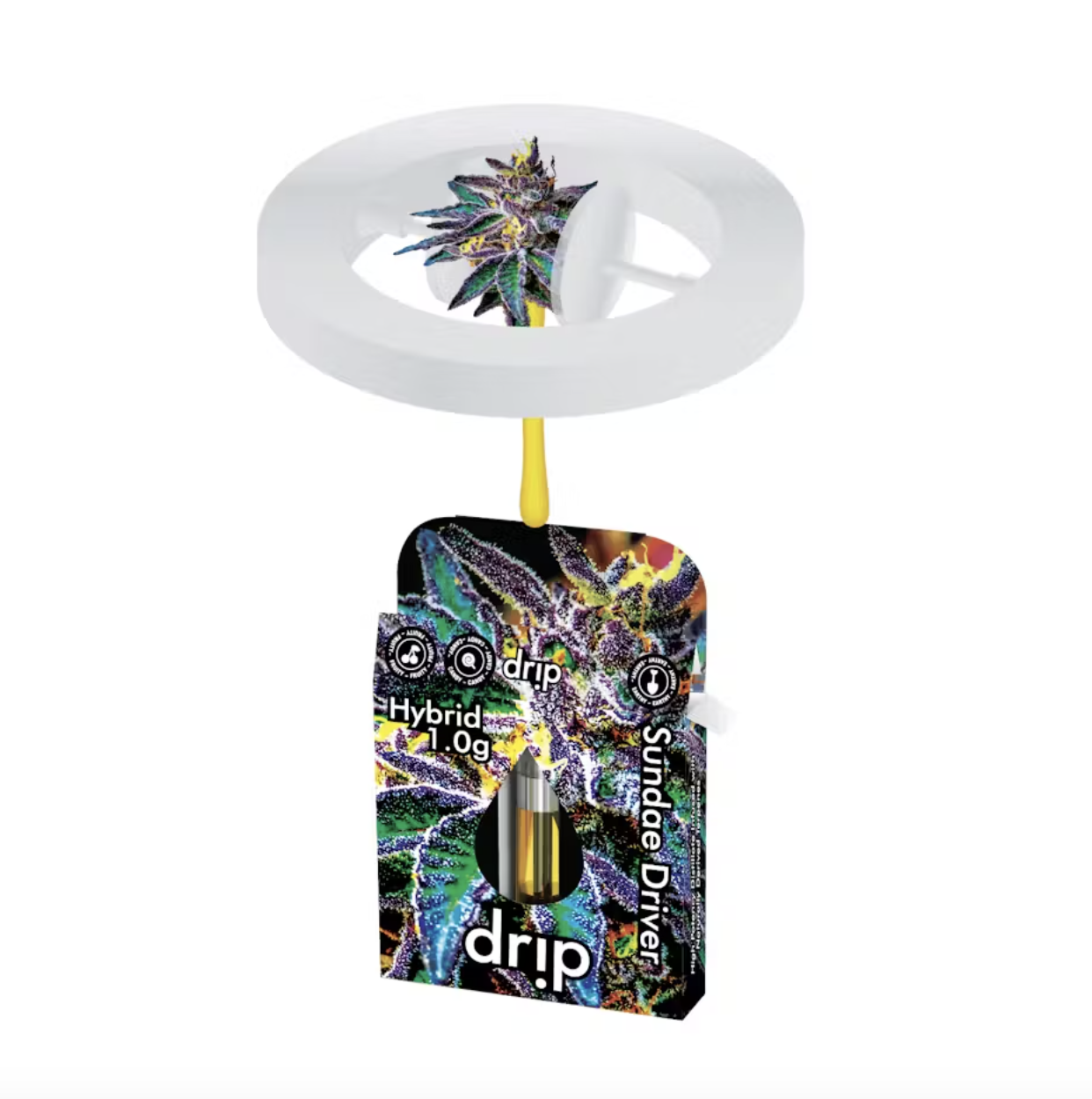 Photograph of product: Drip: Sundae Driver 1G Cartridge (H)