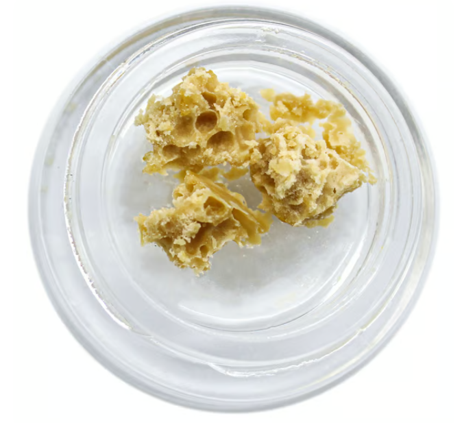 Photograph of product: Lemon Drip Cured Resin Crumble