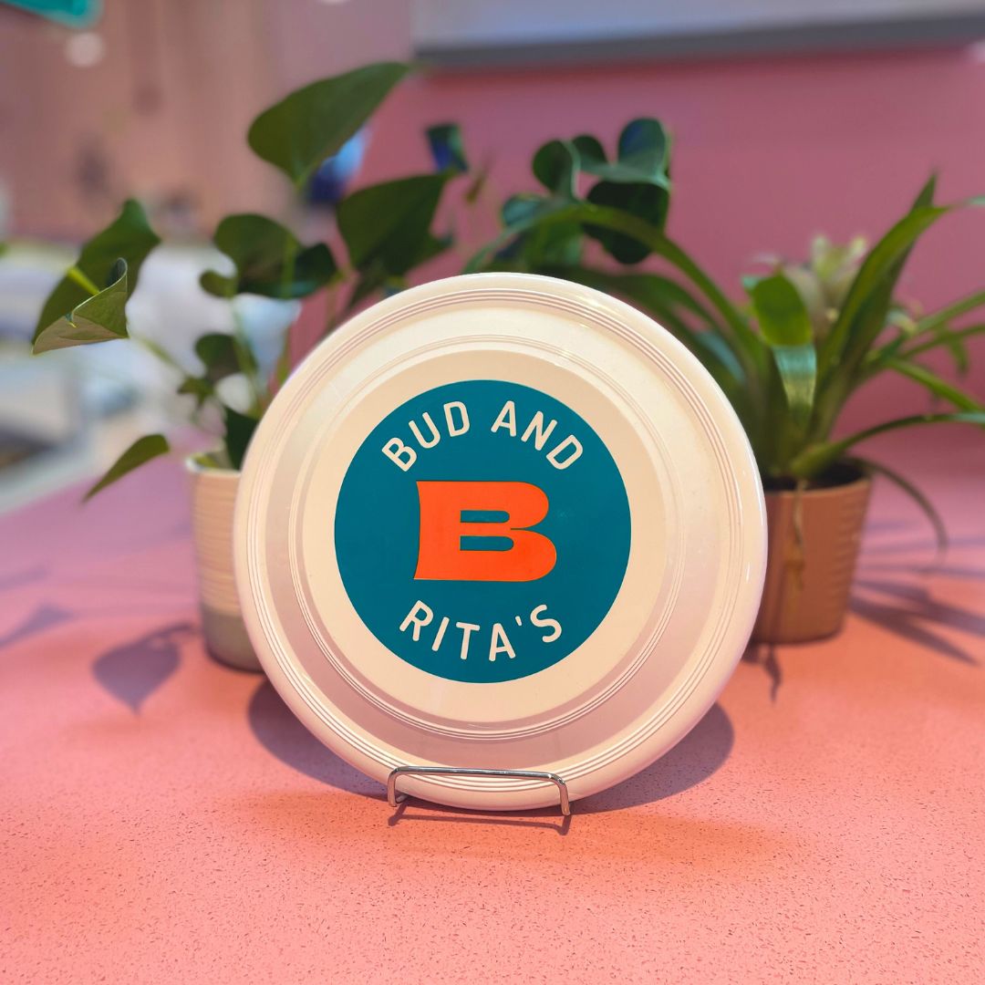 Photograph of product: Bud & Rita's Frisbee