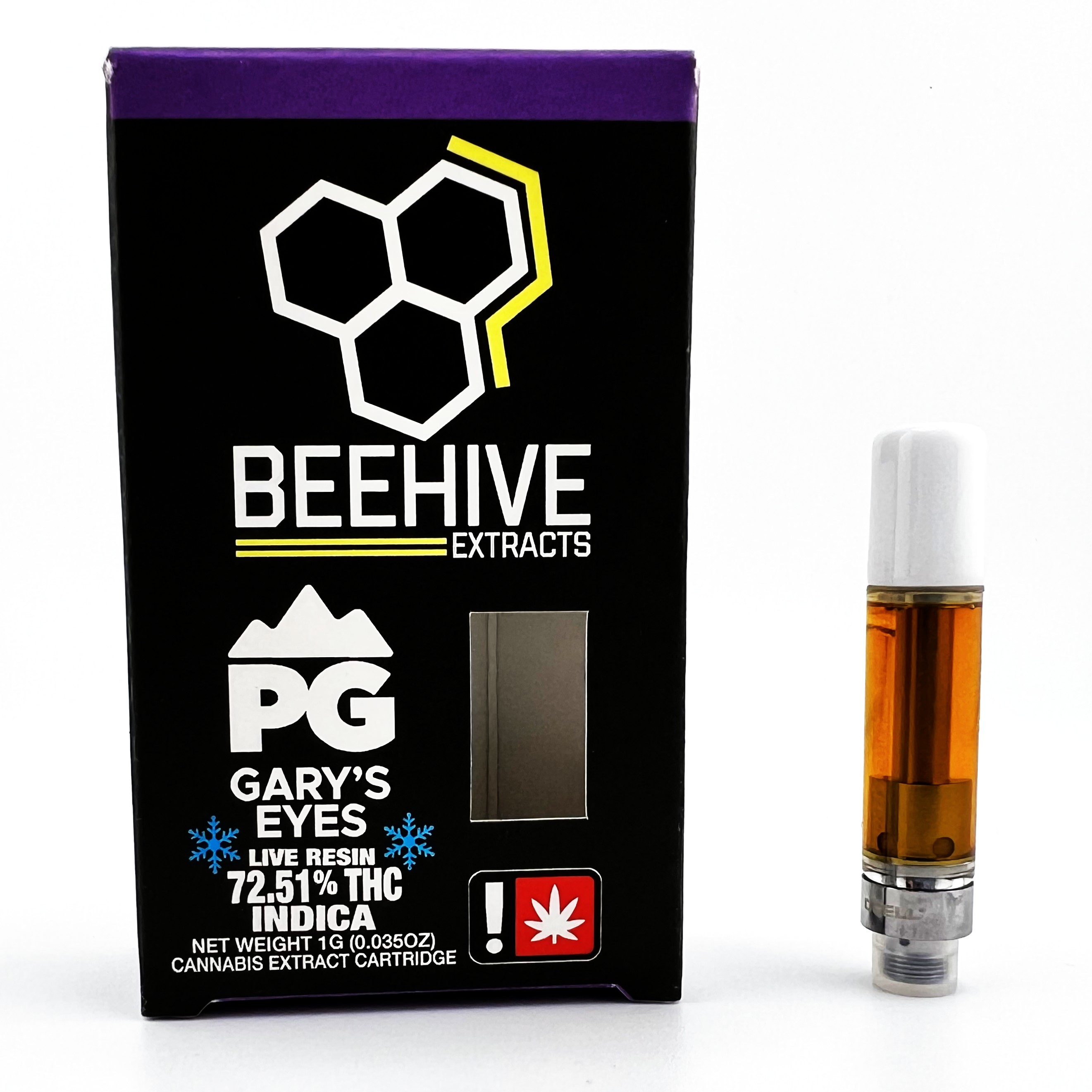 Photograph of product: Beehive Extracts 1g Cart | Gary Eyes Live Resin
