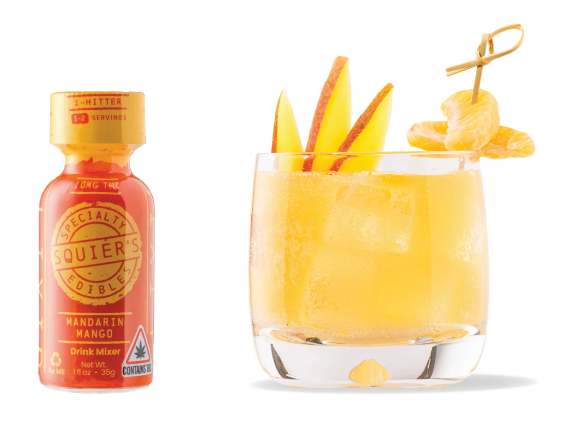 Photograph of product: Squiers 1 Hitter Mandarin Mango 10mg