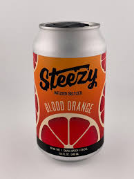 Photograph of product: Steezy Blood Orange 10mg Seltzer