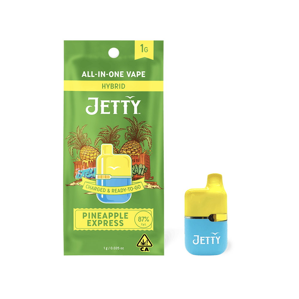 Photograph of product: PINEAPPLE EXPRESS HIGH THC MINI TANK [1 G]