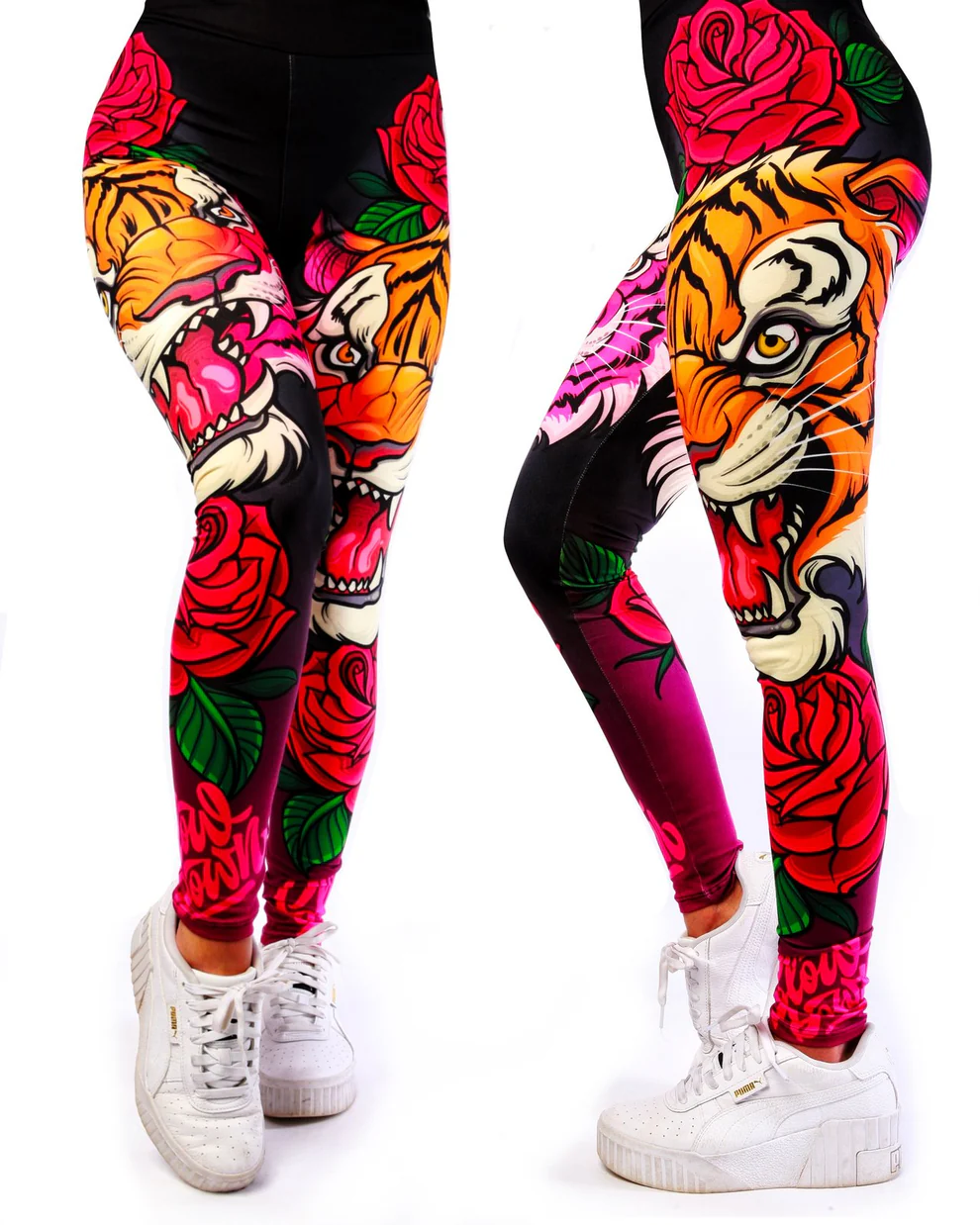 Photograph of product: Tiger Rose | Leggings - M