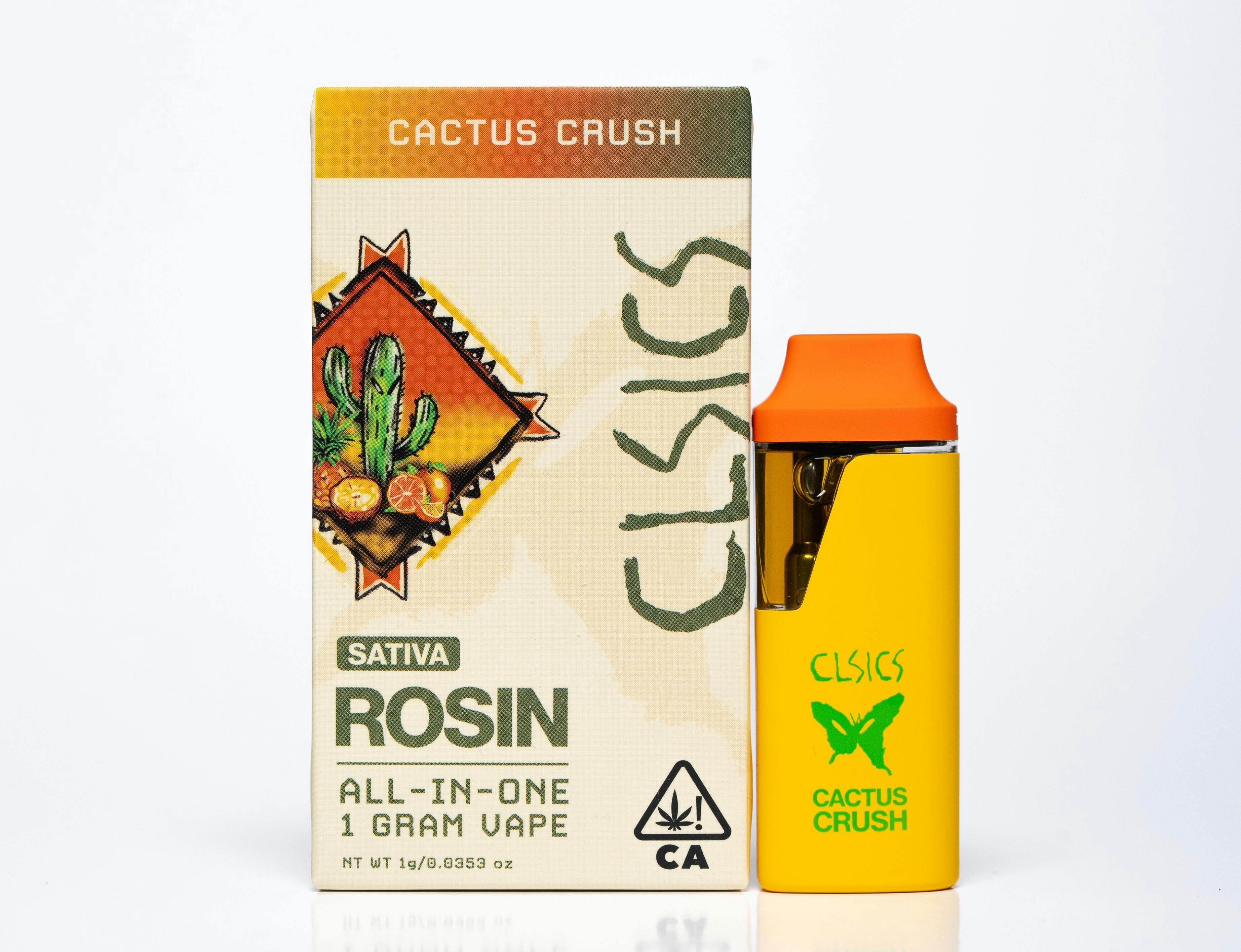 Photograph of product: CACTUS CRUSH LIVE ROSIN ALL-IN-ONE CARTRIDGE