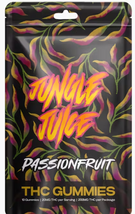 Photograph of product: JUNGLE JUICE | 200MG GUMMIES | PASSION FRUIT