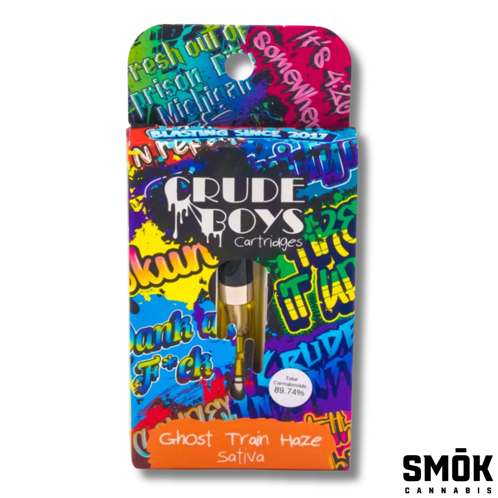 Photograph of product: Crude Boys Cart Oui'd Ghost Train Haze