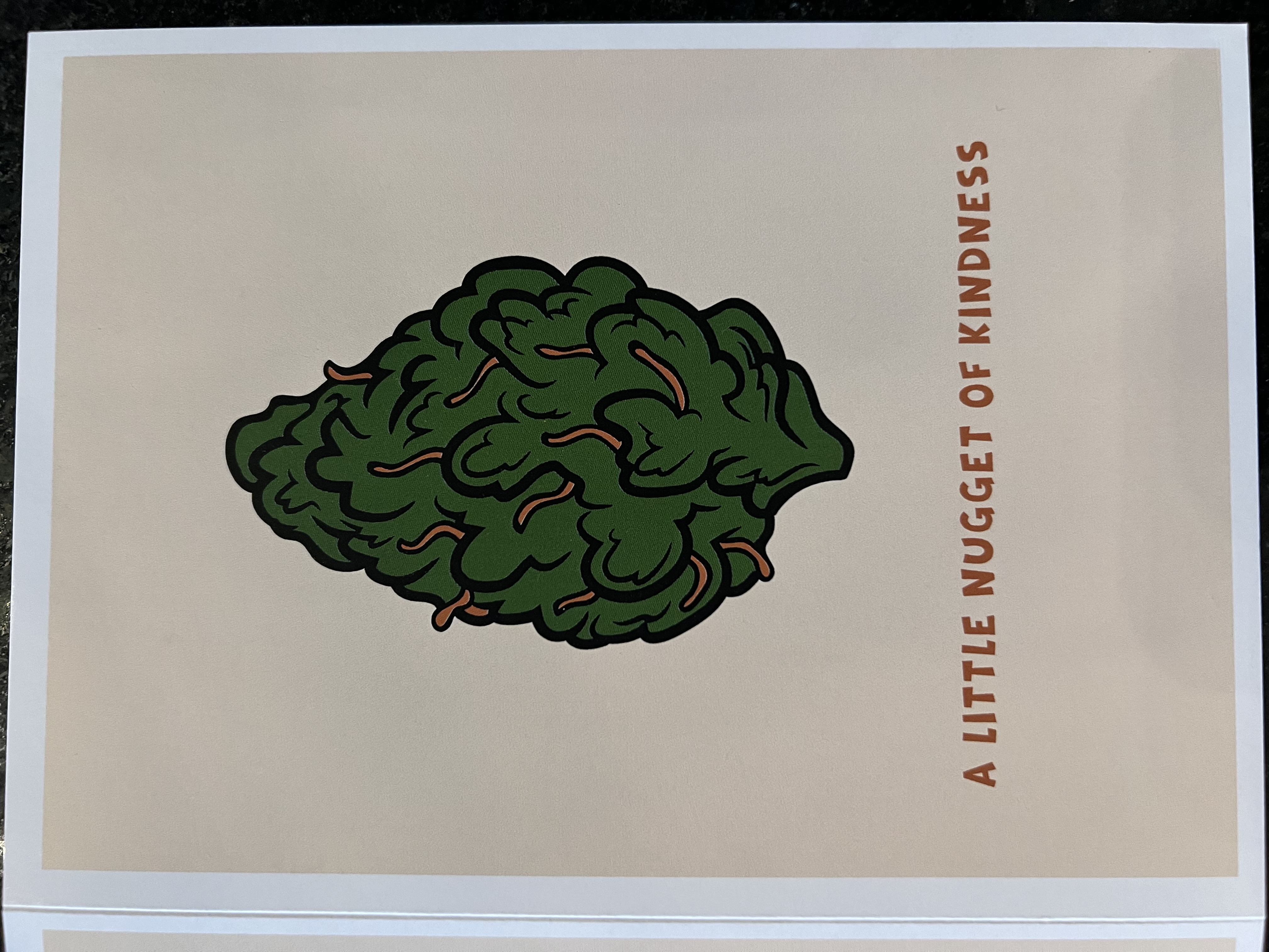 Photograph of product: Nugget of Kindness - Greeting Card