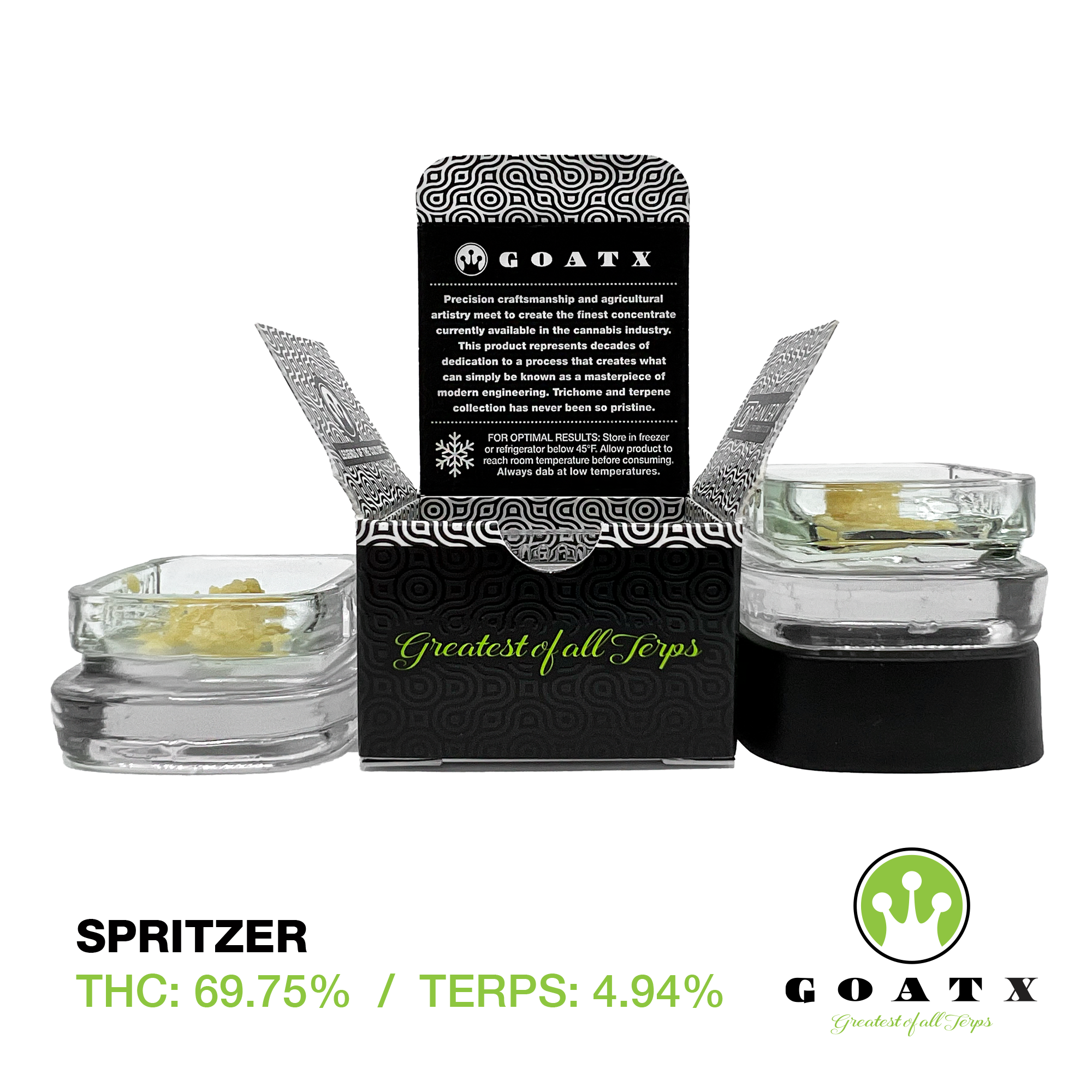 Photograph of Product: GOATX - 1.0g Live Rosin - Spritzer