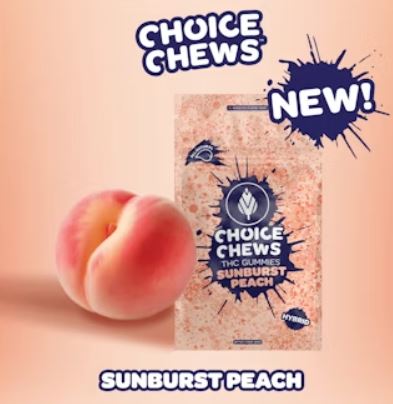 Photograph of product: Hybrid Sunburst Peach Gummies | 20 Servings