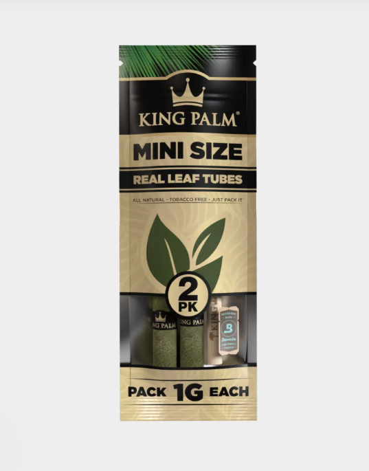 Photograph of product: King Palms | Lemon Haze Mini Leaf Tube 2pk