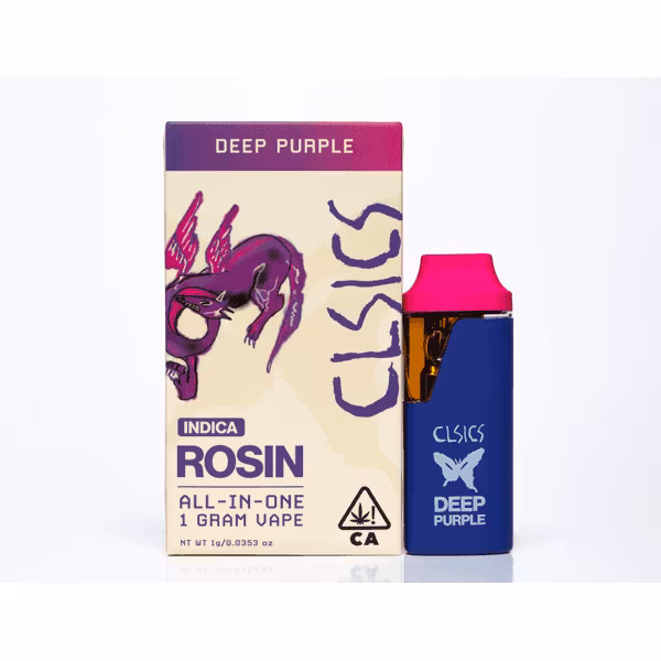 Photograph of product: 1G - RTU - LIVE ROSIN - DEEP PURPLE