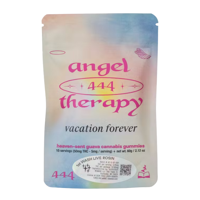Photograph of product: Angel Therapy | Vacation Forever | Gummies | Live Rosin | 10pk | 50mg