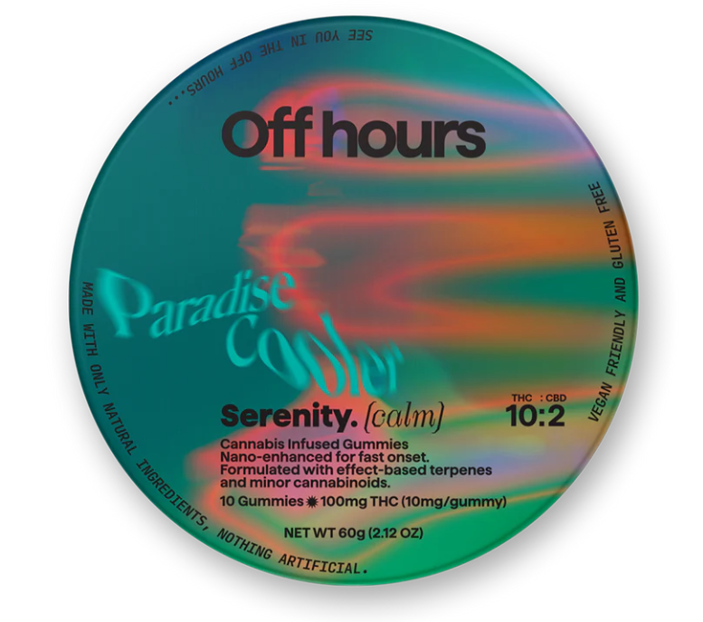 Photograph of product: Off Hours| Serenity (Calm) | Gummies | 100mg