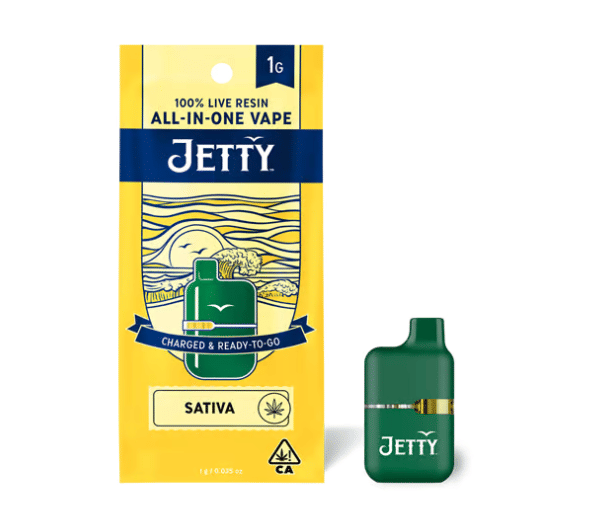 Photograph of product: Jetty: Strawberry Tartz (S) Live Resin Mini Tank - 1g Disposable - 