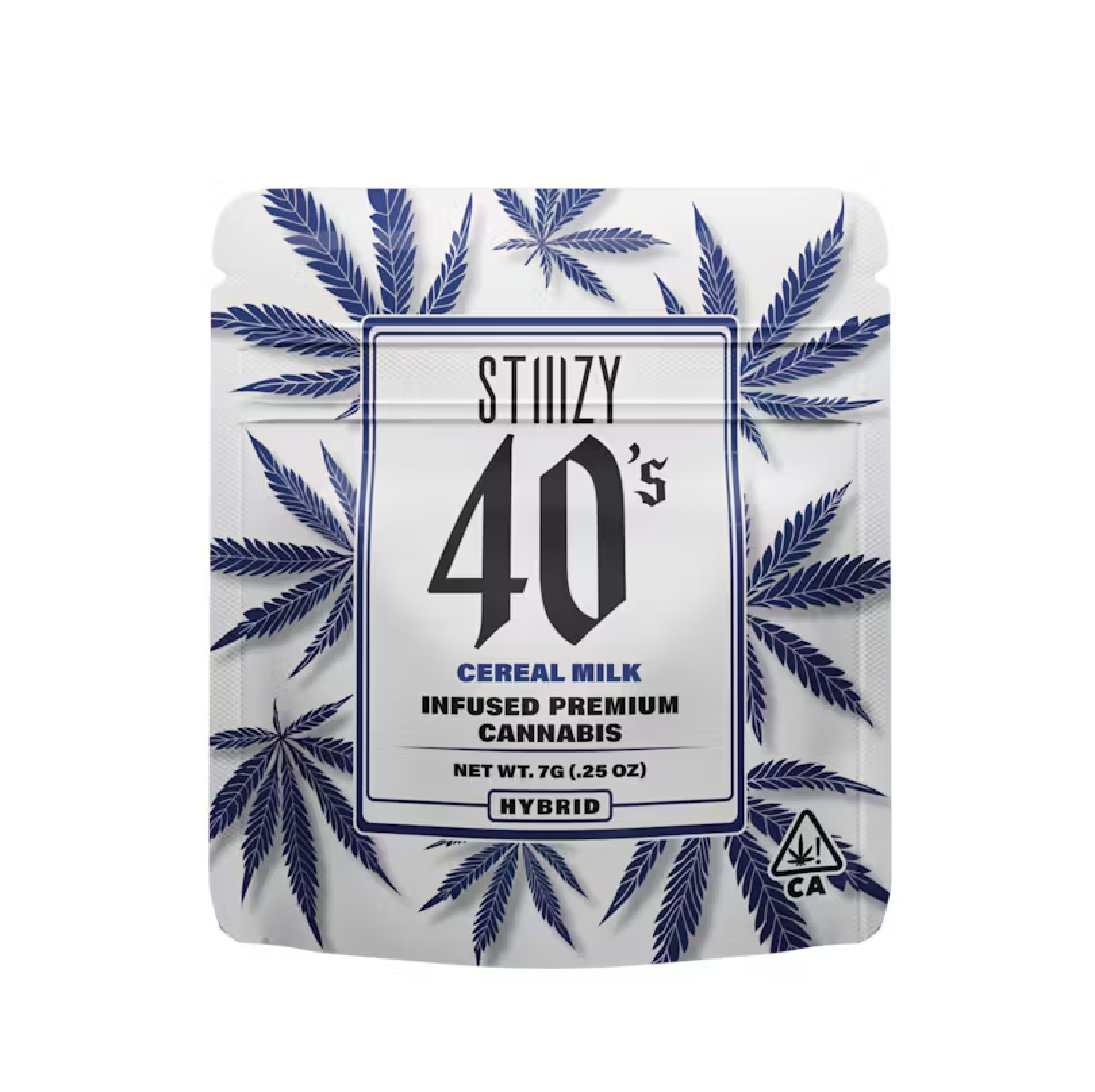 Photograph of product: STIIIZY 40's Infused Flower 7g - Cereal Milk (H)