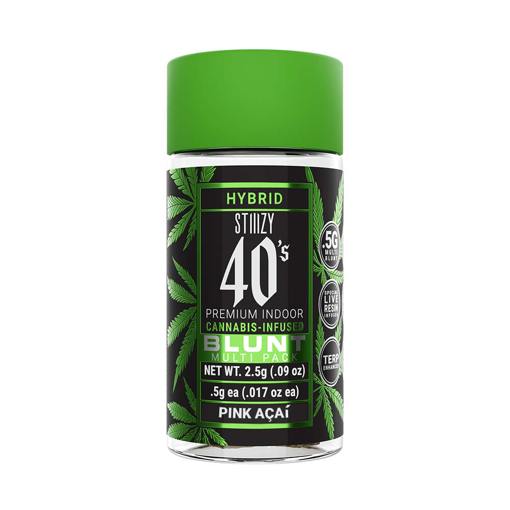 Photograph of product: PINK ACAI 2.5G INFUSED 5 PACK MINI BLUNTS