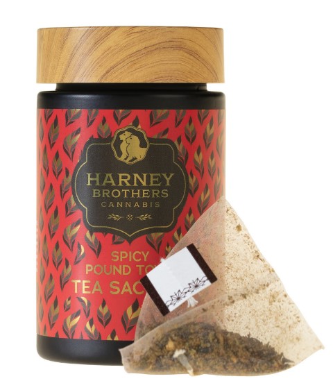Photograph of product: Harney Brother Oui'd - Tea Bags - Spicy Pound Town - Hot Cinnamon Spice 5 Sachet - 50mg