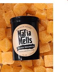 Photograph of product: Orange Dreamsicle Live Rosin Gummies 10pk 100mg-I
