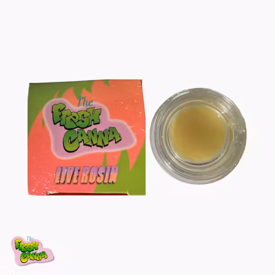 Photograph of product: Fresh Canna | Marshmallow OG | 1g Live Rosin