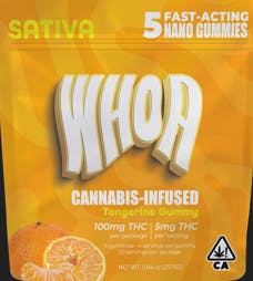 Photograph of product: Tangerine (S) Gummies 5PK 100MG - Retail