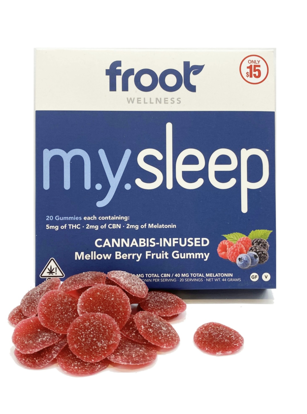 Photograph of product: My Sleep | Froot | Gummy | 100mg