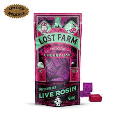 Photograph of product: Lost Farm Chews Cherry Lime GMO Rosin 100mg - 