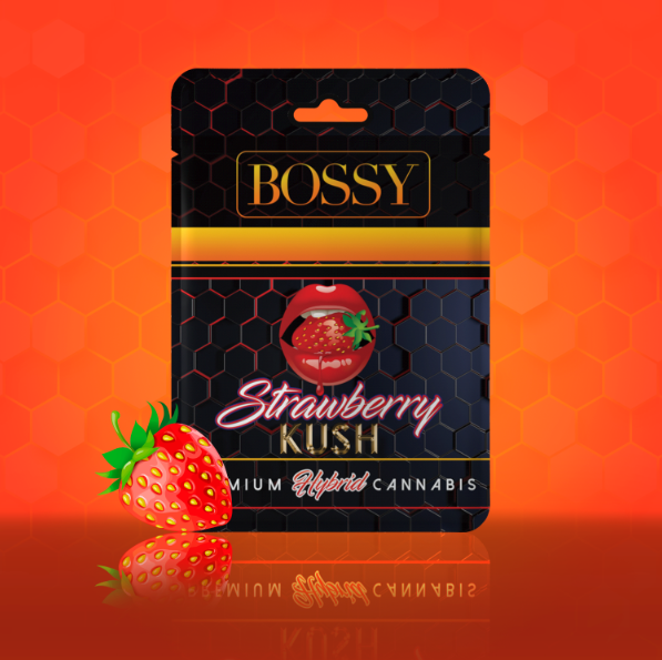 Photograph of product: Strawberry Kush | 510 Thread | Bossy