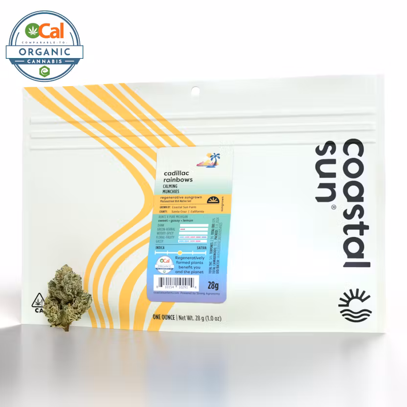 Photograph of product: Coastal Sun - Gurple - OCAL Flower - 28g