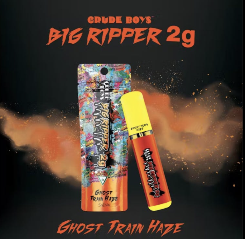 Photograph of product: Crude Boys - Strawberry Cough AIO