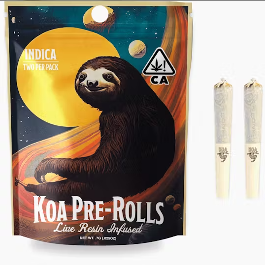 Photograph of product: Oui'd INFUSED DOUBLES PREROLL 0.35G 2 PACK
