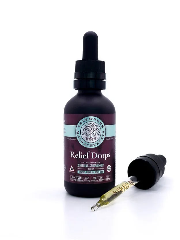 Photograph of Product: Relief Drops 200mg - Treeworks