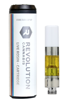 Photograph of product: Cartridge | Revolution | Peach Crescendo [Live Rosin]