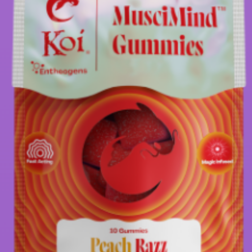 Photograph of product: MusciMind Gummies - Peach Razz