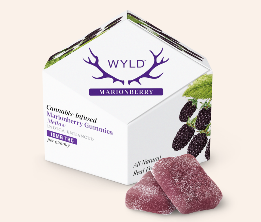 Photograph of product: Wyld | Marionberry Oui'd Enhanced   100 Mg   10 Pack