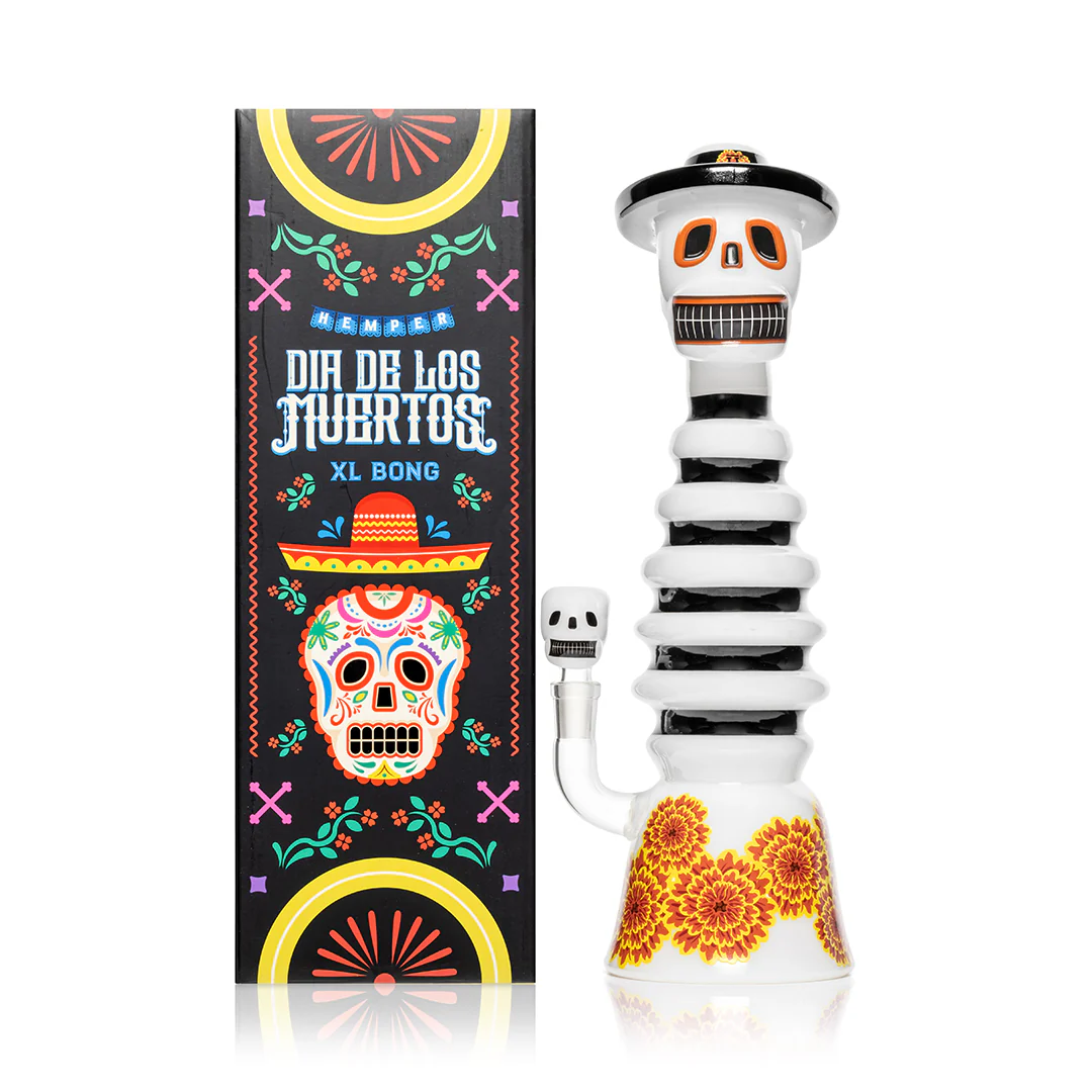 Photograph of product: Hemper | Dia De Los Muertos XL | Bong