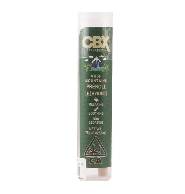 Photograph of product: Kush Mountains .75g Pre-Roll - 
