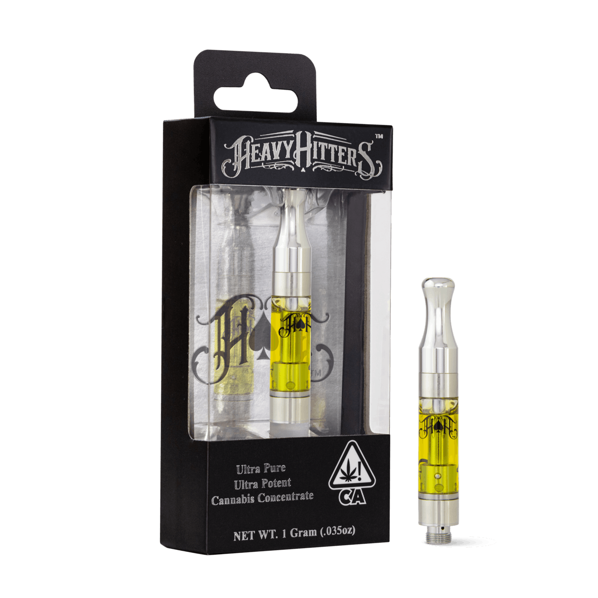 Photograph of product: Heavy Hitters Vape Cartridge 1g God's Gift