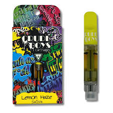 Photograph of product: Lemon Kush | 1g Cartridge | Crude Boys