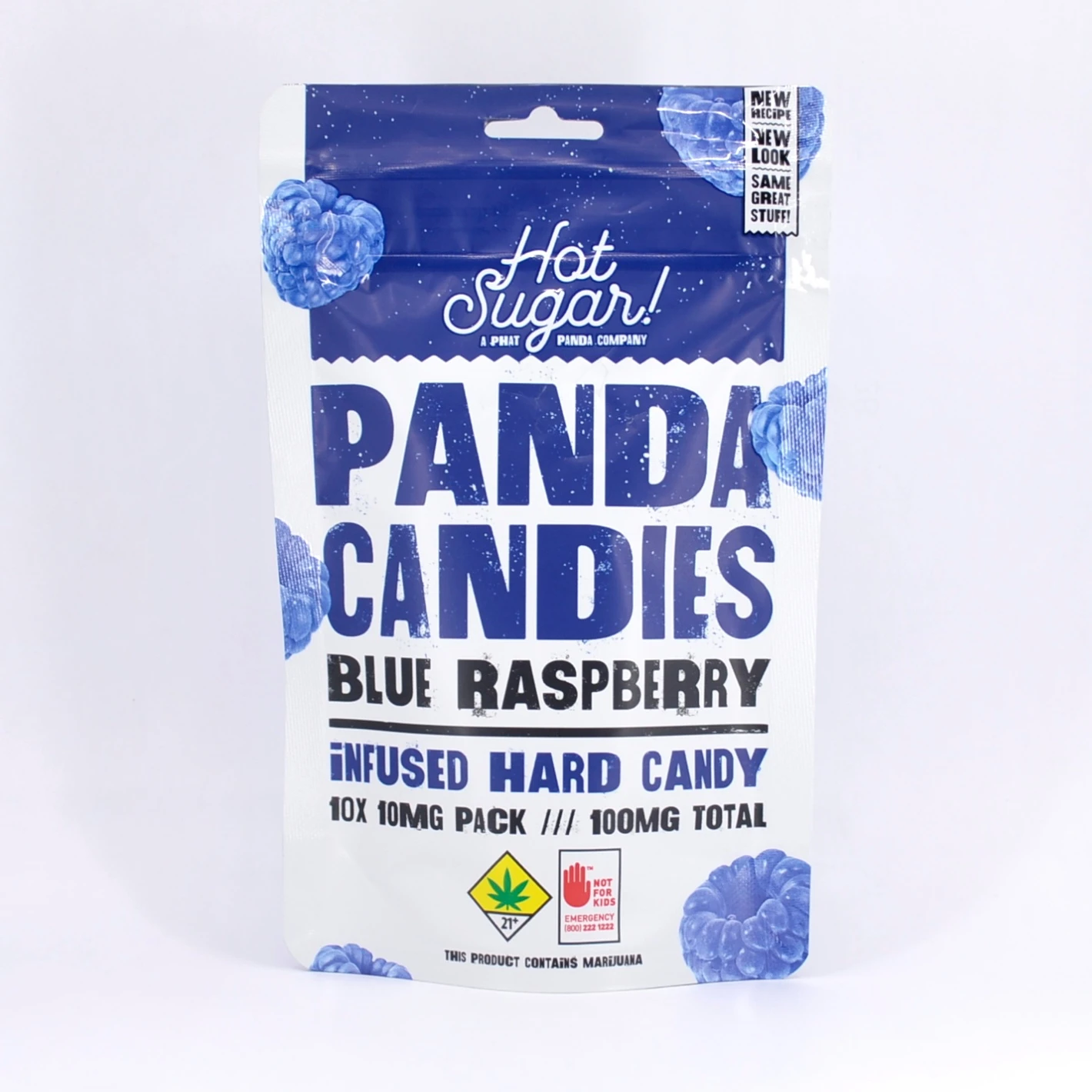 Photograph of product: Blue Raspberry Panda Candies [DOH] 10pk - by Hot Sugar!