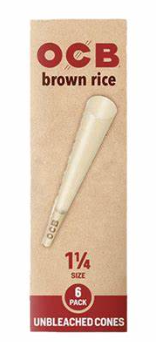 Photograph of product: OCB Brown Rice Cones - 1 1/4 6pk
